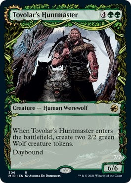 Image for Tovolar's Huntmaster (Showcase) (Innistrad: Midnight Hunt) (306) - Magic: The Gathering