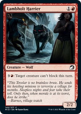 Image for Lambholt Harrier (Innistrad: Midnight Hunt) (145) - Magic: The Gathering