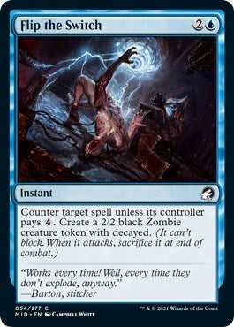 Image for Flip the Switch (Innistrad: Midnight Hunt) (54) - Magic: The Gathering