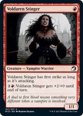 Image for Voldaren Stinger (Innistrad: Midnight Hunt) (167) - Magic: The Gathering