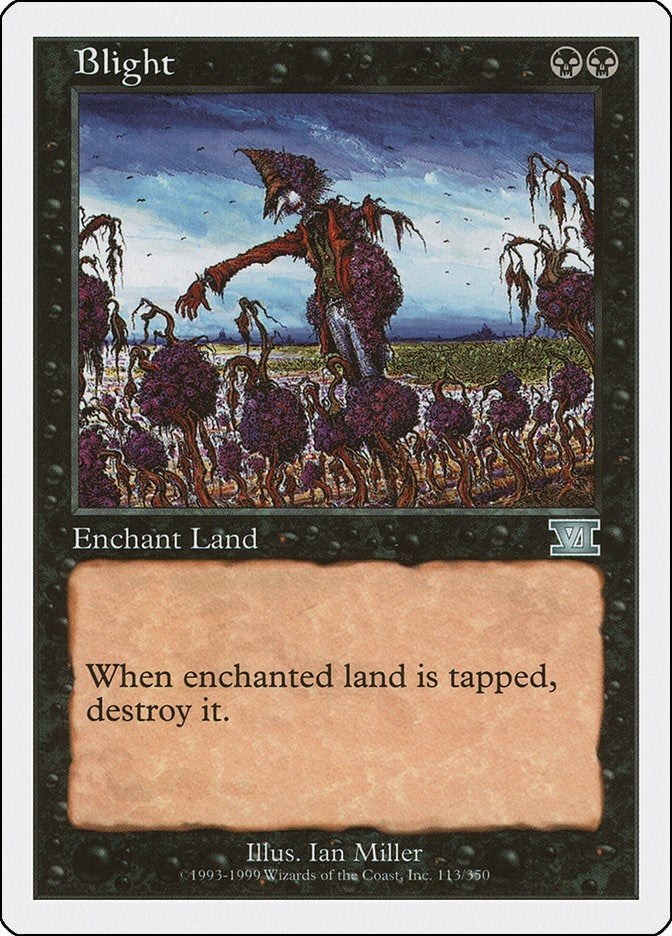 Image for Blight (Classic Sixth Edition) (113) - Magic: The Gathering