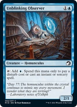 Image for Unblinking Observer (Innistrad: Midnight Hunt) (82) - Magic: The Gathering