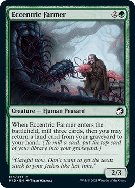 Image for Eccentric Farmer (Innistrad: Midnight Hunt) (185) - Magic: The Gathering