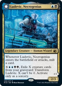 Image for Ludevic, Necrogenius (Innistrad: Midnight Hunt) (233) - Magic: The Gathering