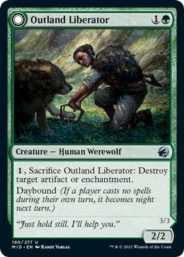 Image for Outland Liberator (Innistrad: Midnight Hunt) (190) - Magic: The Gathering