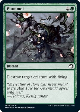 Image for Plummet (Innistrad: Midnight Hunt) (193) - Magic: The Gathering