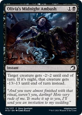 Image for Olivia's Midnight Ambush (Innistrad: Midnight Hunt) (118) - Magic: The Gathering