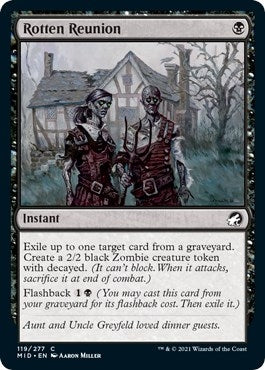 Image for Rotten Reunion (Innistrad: Midnight Hunt) (119) - Magic: The Gathering