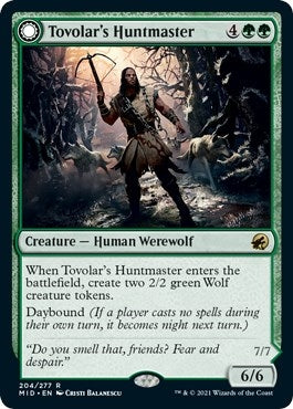 Image for Tovolar's Huntmaster (Innistrad: Midnight Hunt) (204) - Magic: The Gathering