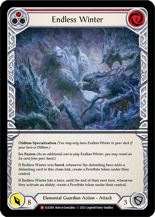 Image for Endless Winter (Tales of Aria) (ELE004) - Flesh and Blood TCG