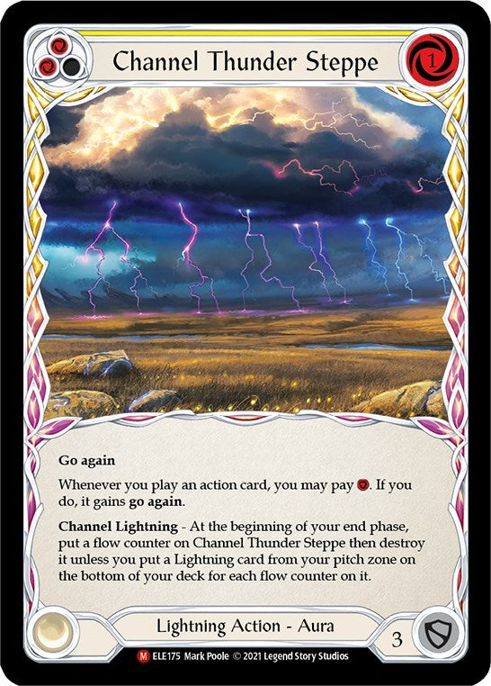 Image for Channel Thunder Steppe (Tales of Aria) (ELE175) - Flesh and Blood TCG