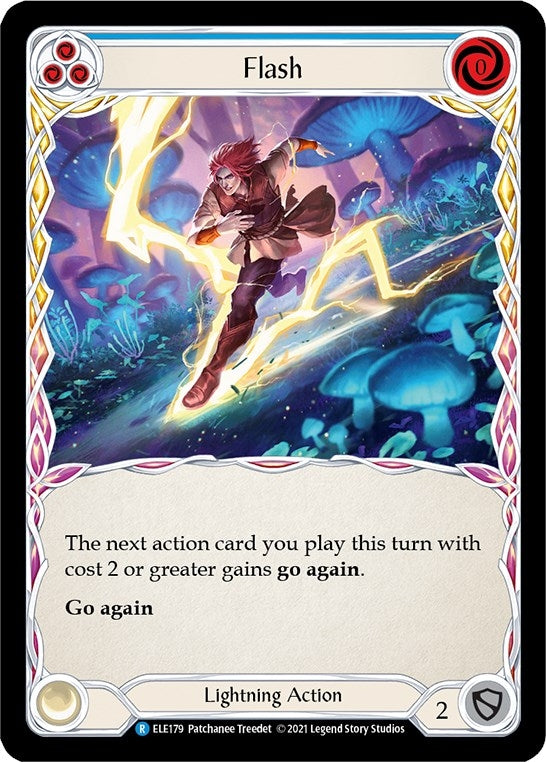 Image for Flash (Blue) (Tales of Aria) (ELE179) - Flesh and Blood TCG