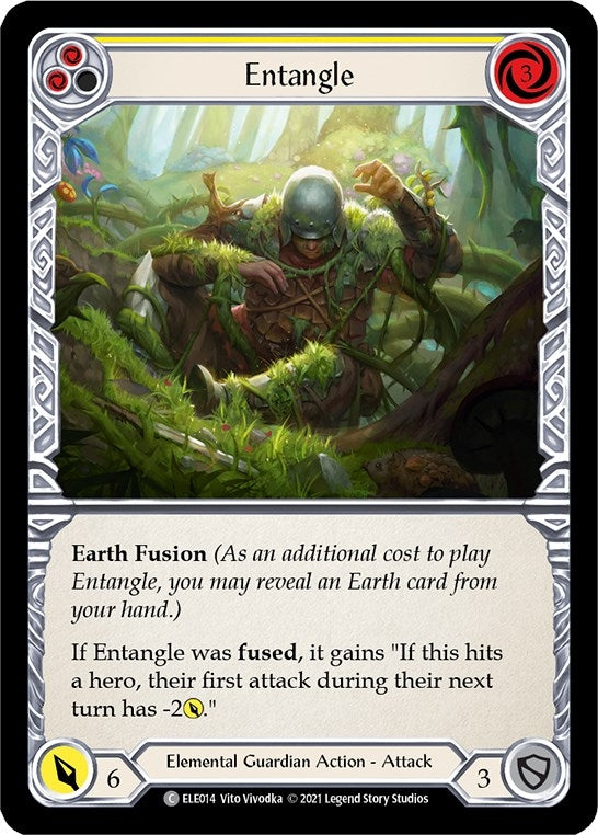Image for Entangle (Yellow) (Tales of Aria) (ELE014) - Flesh and Blood TCG