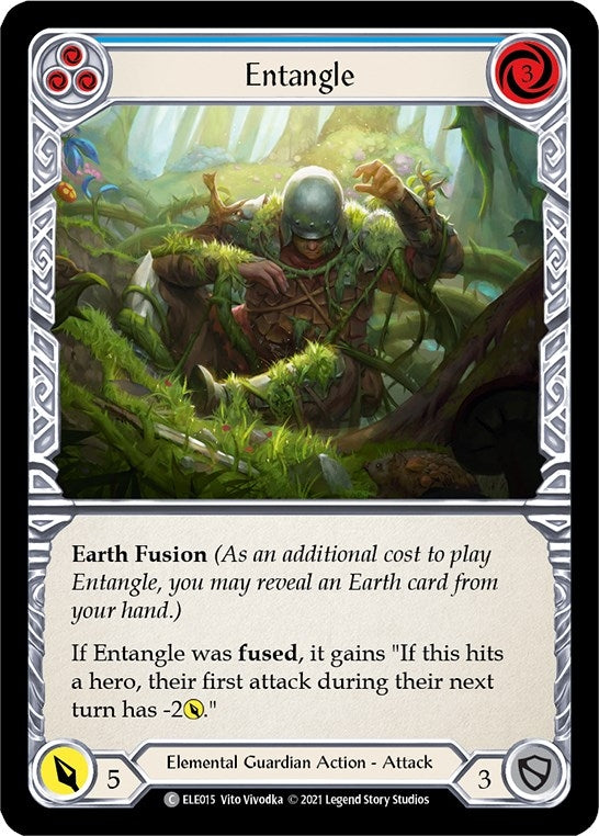 Image for Entangle (Blue) (Tales of Aria) (ELE015) - Flesh and Blood TCG