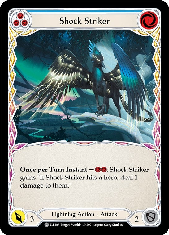 Image for Shock Striker (Blue) (Tales of Aria) (ELE197) - Flesh and Blood TCG