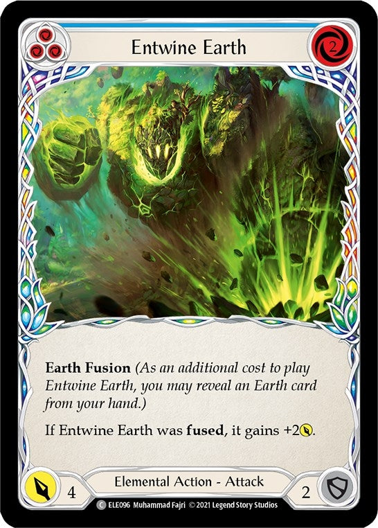 Image for Entwine Earth (Blue) (Tales of Aria) (ELE096) - Flesh and Blood TCG