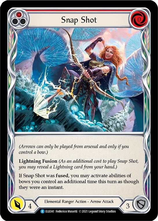 Image for Snap Shot (Red) (Tales of Aria) (ELE041) - Flesh and Blood TCG