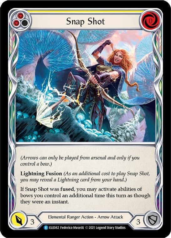 Image for Snap Shot (Yellow) (Tales of Aria) (ELE042) - Flesh and Blood TCG