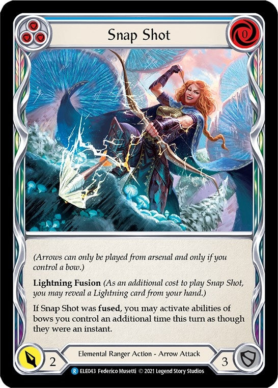 Image for Snap Shot (Blue) (Tales of Aria) (ELE043) - Flesh and Blood TCG