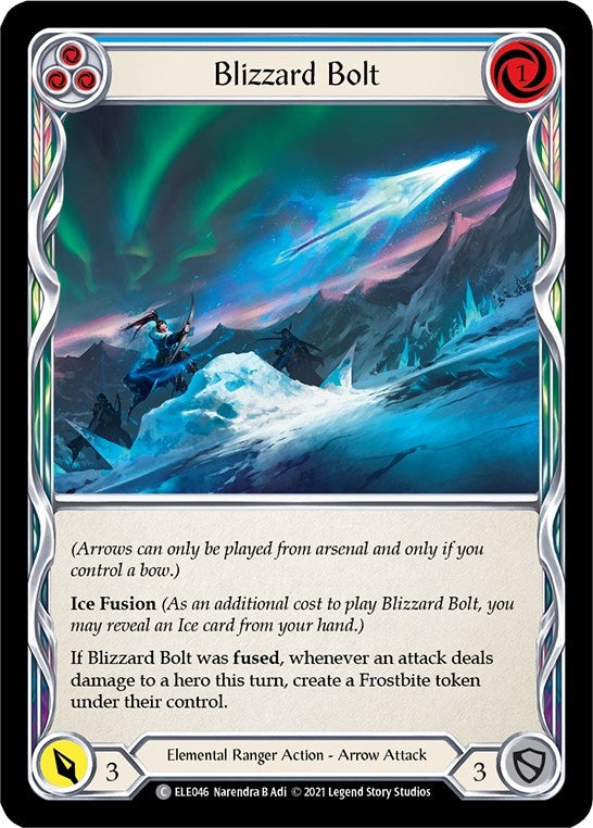 Image for Blizzard Bolt (Blue) (Tales of Aria) (ELE046) - Flesh and Blood TCG