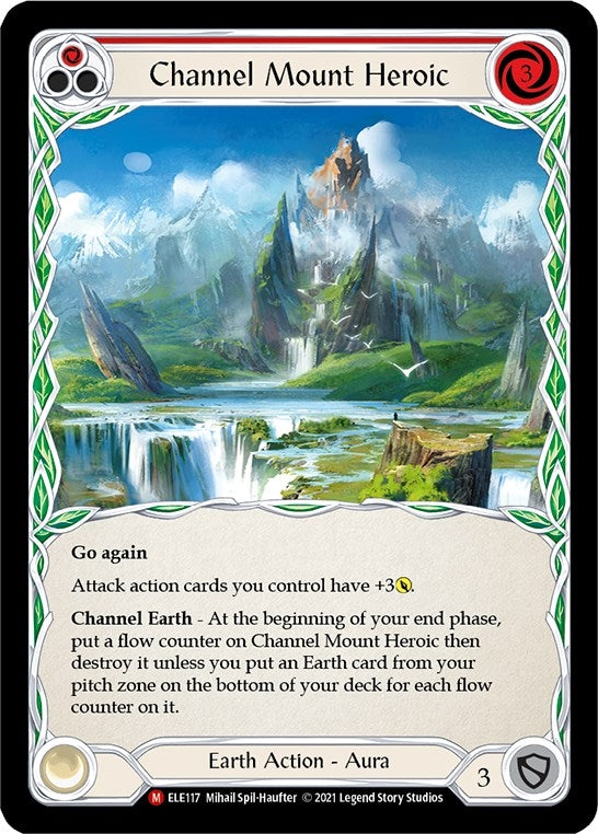 Image for Channel Mount Heroic (Tales of Aria) (ELE117) - Flesh and Blood TCG