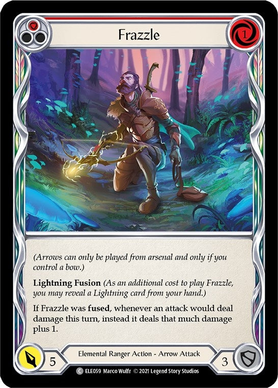 Image for Frazzle (Red) (Tales of Aria) (ELE059) - Flesh and Blood TCG