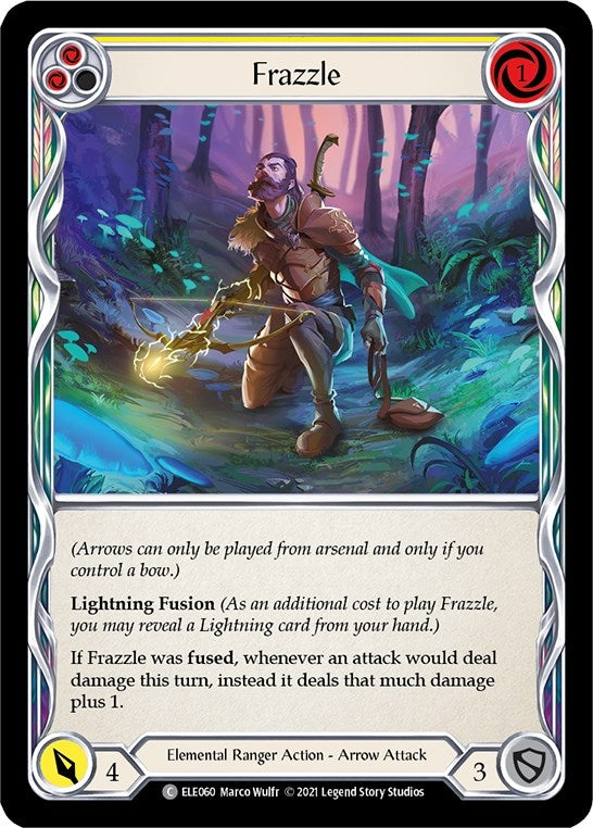 Image for Frazzle (Yellow) (Tales of Aria) (ELE060) - Flesh and Blood TCG
