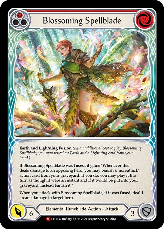Image for Blossoming Spellblade (Tales of Aria) (ELE064) - Flesh and Blood TCG