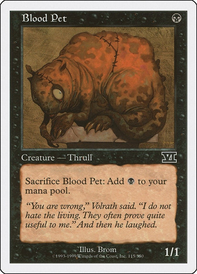 Image for Blood Pet (Classic Sixth Edition) (115) - Magic: The Gathering