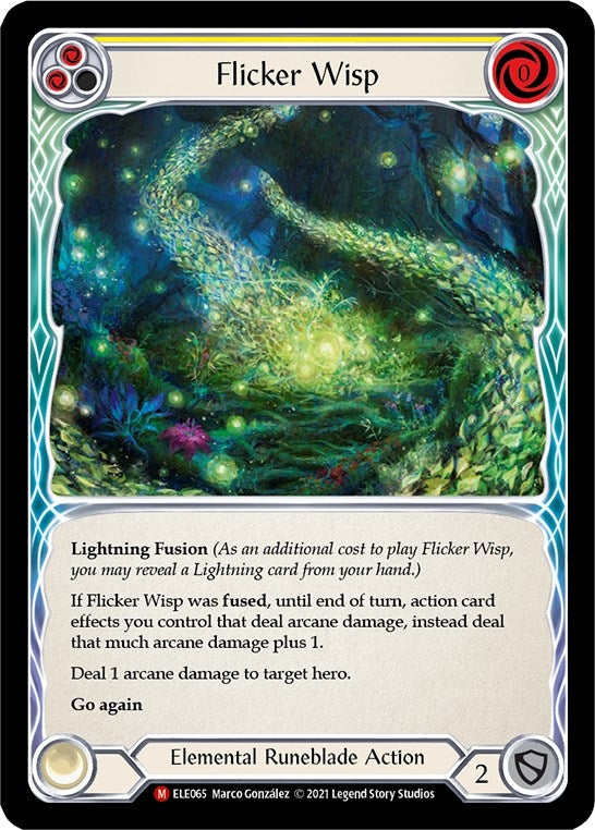 Image for Flicker Wisp (Tales of Aria) (ELE065) - Flesh and Blood TCG