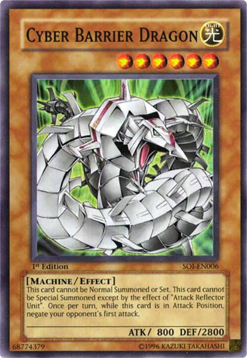 Image for Cyber Barrier Dragon (Shadow of Infinity) (SOI-EN006) - YuGiOh