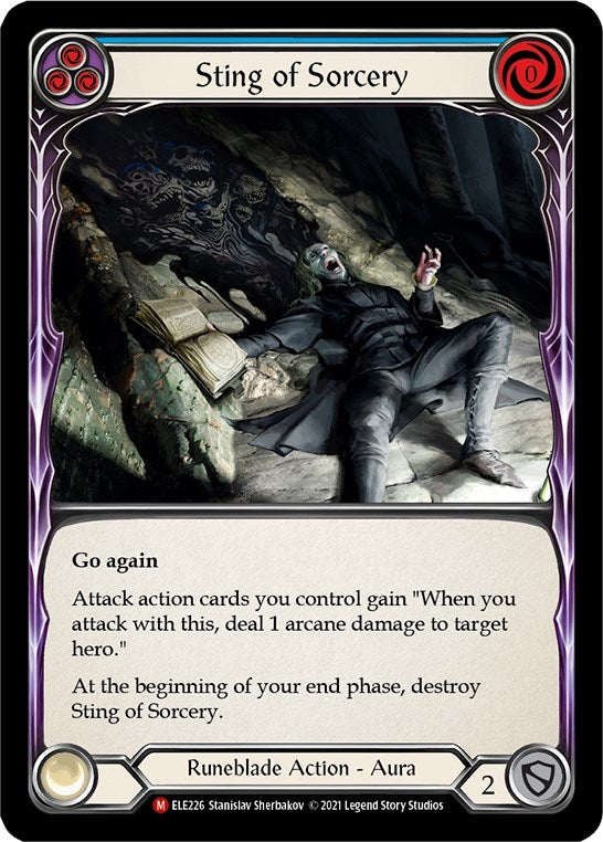 Image for Sting of Sorcery (Tales of Aria) (ELE226) - Flesh and Blood TCG