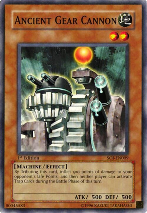 Image for Ancient Gear Cannon (Shadow of Infinity) (SOI-EN009) - YuGiOh