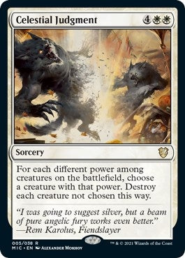 Image for Celestial Judgment (Commander: Innistrad: Midnight Hunt) (5) - Magic: The Gathering