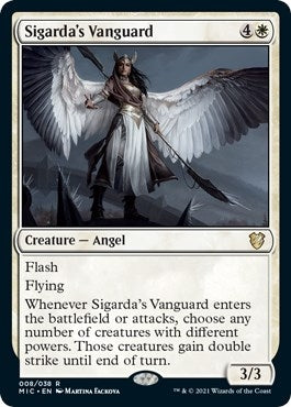 Image for Sigarda's Vanguard (Commander: Innistrad: Midnight Hunt) (8) - Magic: The Gathering