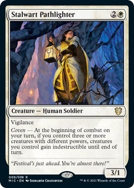 Image for Stalwart Pathlighter (Commander: Innistrad: Midnight Hunt) (9) - Magic: The Gathering