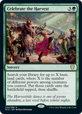 Image for Celebrate the Harvest (Commander: Innistrad: Midnight Hunt) (24) - Magic: The Gathering