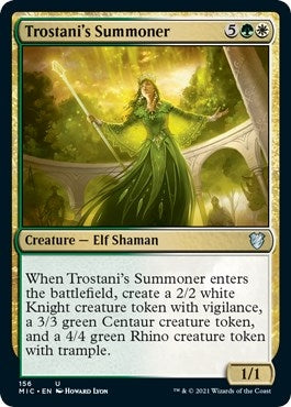 Image for Trostani's Summoner (Commander: Innistrad: Midnight Hunt) (156) - Magic: The Gathering