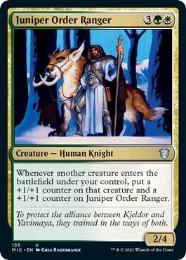 Image for Juniper Order Ranger (Commander: Innistrad: Midnight Hunt) (153) - Magic: The Gathering