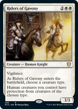 Image for Riders of Gavony (Commander: Innistrad: Midnight Hunt) (93) - Magic: The Gathering