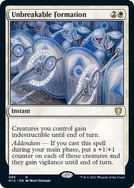 Image for Unbreakable Formation (Commander: Innistrad: Midnight Hunt) (95) - Magic: The Gathering