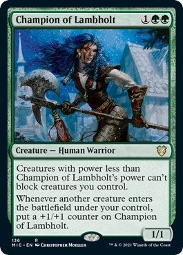 Image for Champion of Lambholt (Commander: Innistrad: Midnight Hunt) (136) - Magic: The Gathering