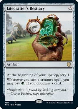 Image for Lifecrafter's Bestiary (Commander: Innistrad: Midnight Hunt) (160) - Magic: The Gathering