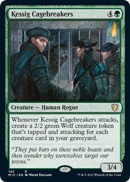 Image for Kessig Cagebreakers (Commander: Innistrad: Midnight Hunt) (142) - Magic: The Gathering