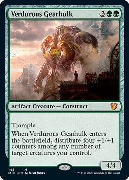 Image for Verdurous Gearhulk (Commander: Innistrad: Midnight Hunt) (145) - Magic: The Gathering