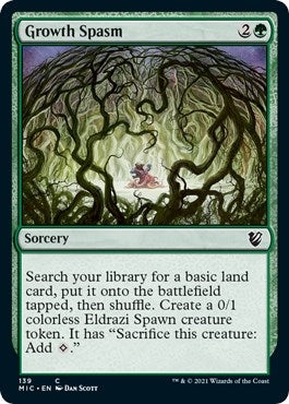 Image for Growth Spasm (Commander: Innistrad: Midnight Hunt) (139) - Magic: The Gathering