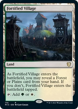 Image for Fortified Village (Commander: Innistrad: Midnight Hunt) (174) - Magic: The Gathering