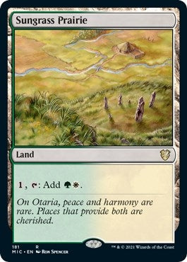 Image for Sungrass Prairie (Commander: Innistrad: Midnight Hunt) (181) - Magic: The Gathering