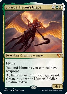 Image for Sigarda, Heron's Grace (Commander: Innistrad: Midnight Hunt) (155) - Magic: The Gathering