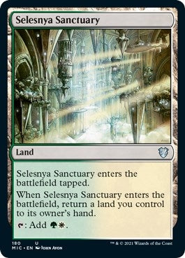 Image for Selesnya Sanctuary (Commander: Innistrad: Midnight Hunt) (180) - Magic: The Gathering